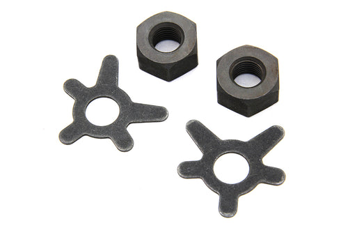Colony Brake Shaft Nut and Lock Kit Parkerized - 9677-4