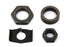 Colony Rear Axle Nut and Lock Kit Parkerized - 9688-4