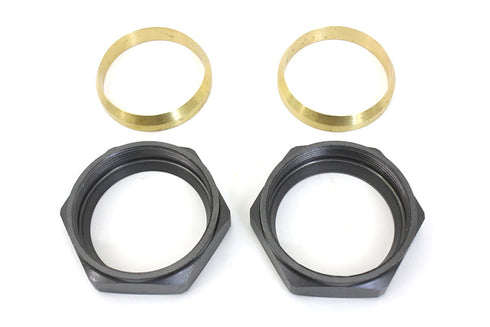 V-Twin Parkerized Intake Manifold Nut and Seal Kit - 9702-2T