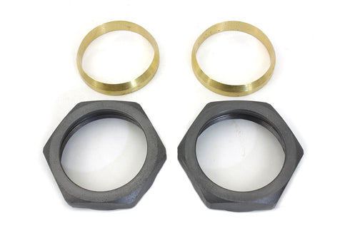 V-Twin Parkerized Intake Manifold Nut and Seal Kit - 9702-2T