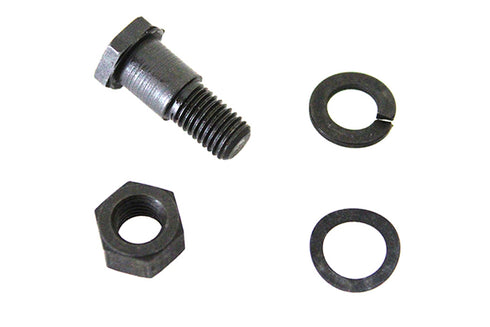V-Twin Parkerized Tank Hand Shifter Rod End Bolt Kit - 9706-4T