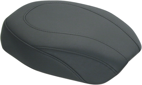MUSTANG Wide Tripper Rear Seat - Plain - Black - Dyna '06-'17 76701