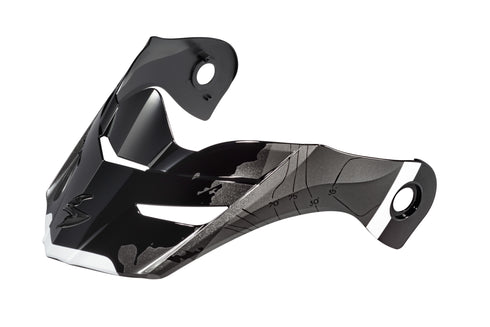 SCORPION EXO Exo At960 Peak Visor Topographic Black/White - 75-2241