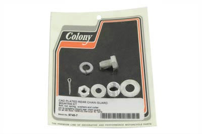 Colony Rear Chain Guard Mount Kit Cadmium - 9745-7
