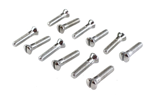 Colony Cam Cover Screw Kit Chrome - 9794-12