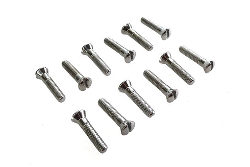 Colony Cam Cover Screw Kit Chrome - 9794-12