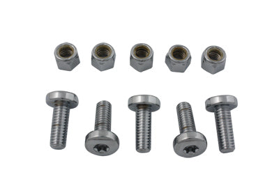 Colony Rear Disc Bolt and Nut Kit Chrome - 9807-10
