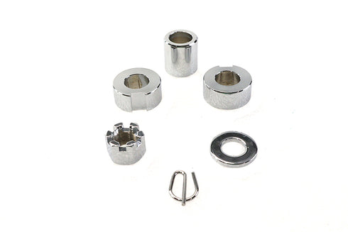 Colony Rear Axle Spacer Kit Chrome - 9810-4