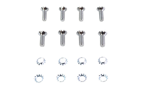 Colony Tappet Block Screw Kit Chrome - 9814-16