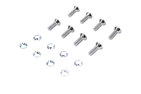 Colony Tappet Block Screw Kit Chrome - 9814-16
