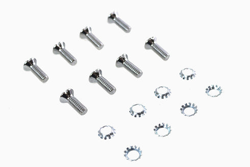 Colony Tappet Block Screw Kit Chrome - 9814-16