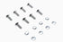 Colony Tappet Block Screw Kit Chrome - 9814-16