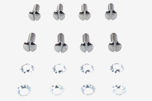 Colony Tappet Block Screw Kit Chrome - 9814-16