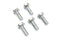 Colony Chrome Rear Brake Disc Bolts - 9818-5