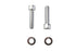 Colony Oil Filter Adapter Mount Kit Chrome - 9821-4