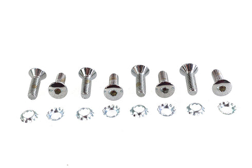 Colony Tappet Block Screw Kit Chrome - 9828-16