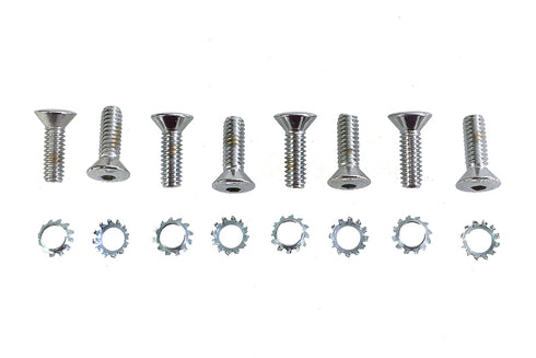 Colony Tappet Block Screw Kit Chrome - 9828-16
