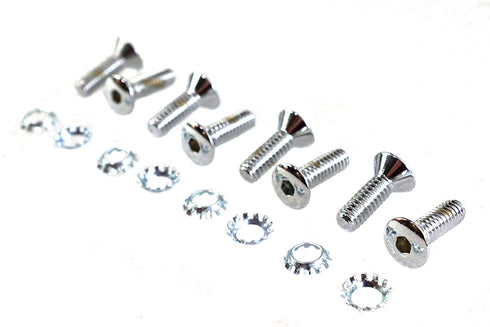 Colony Tappet Block Screw Kit Chrome - 9828-16