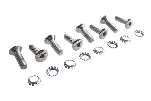 Colony Tappet Block Screw Kit Chrome - 9828-16