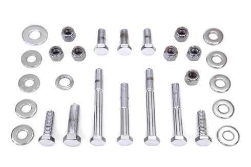 Colony Upper and Lower Chrome Engine Bolts - 9854-28