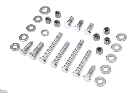Colony Upper and Lower Chrome Engine Bolts - 9854-28