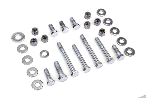 Colony Upper and Lower Chrome Engine Bolts - 9854-28