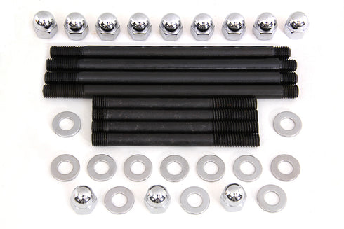 Colony Chrome Engine Case Acorn Bolt Kit - 9882-22