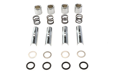 Colony Upper Pushrod Cover Kit Chrome - 9887-20