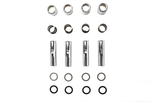 Colony Upper Pushrod Cover Kit Chrome - 9887-20