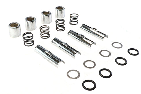 Colony Upper Pushrod Cover Kit Chrome - 9887-20