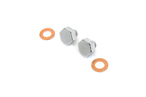Colony Chrome Fork Slider Drain Screws - 9907-4