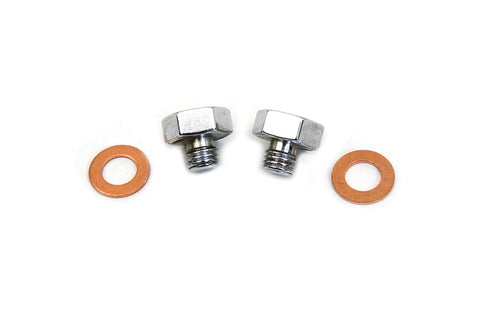 Colony Chrome Fork Slider Drain Screws - 9907-4