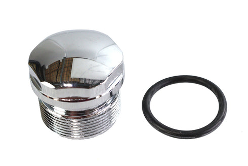 Colony Chrome 39mm Fork Tube Plug Dome Top - 9914-2
