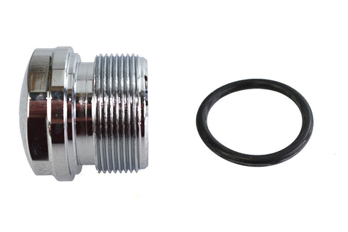 Colony Chrome 39mm Fork Tube Plug Dome Top - 9914-2