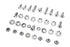 Colony Rear Fender Strut Bolt Kit - 9920-46