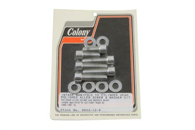 Colony Polished Intake Manifold Allen Mount Kit - 9933-12-P