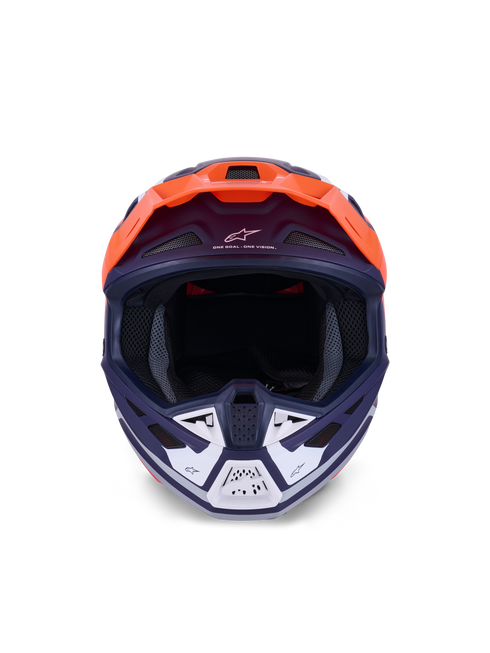 ALPINESTARS Sm7 Core Helmet Orng/Blue Matt 2x - 482-001882X
