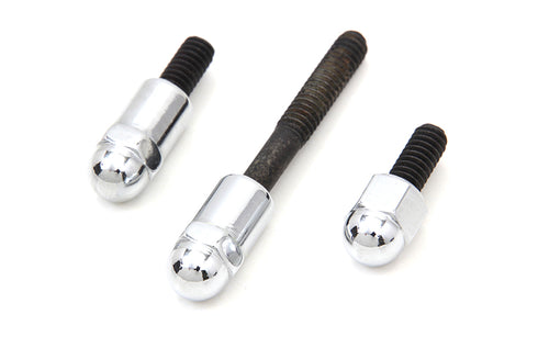 Colony Oil Hose Cover Mounting Kit Chrome - 9949-6