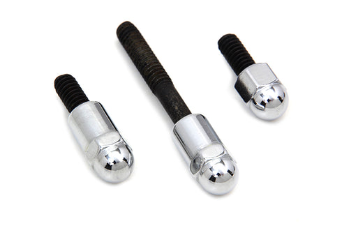 Colony Oil Hose Cover Mounting Kit Chrome - 9949-6