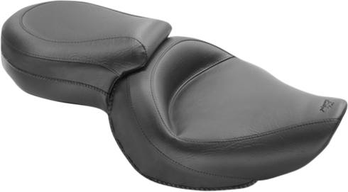 MUSTANG Vintage Style Seat - Wide - Smooth - Black - XLC 76143