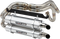 TRINITY RACING Dual Exhaust - Brushed - Talon TR-4170D
