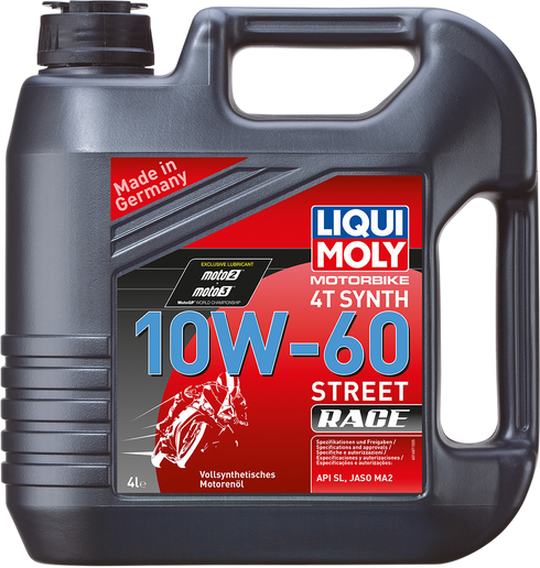 LIQUI MOLY Street Race Synthetic 4T Oil - 10W-60 - 60L 2724