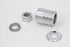 Colony Front Axle Spacer Kit Groove Style Chrome - 9994-4