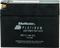 BikeMaster AGM Battery - MS12-4B-BS