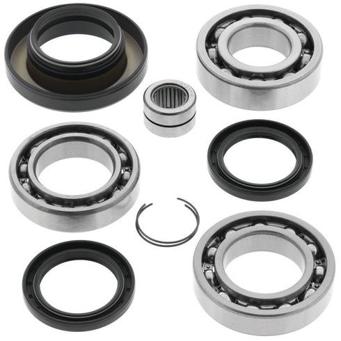 QuadBoss 05-14 Honda TRX500FA FourTrax Foreman Rubicon 4x4 AT (02) Rear Diff Bearing & Seal Kit