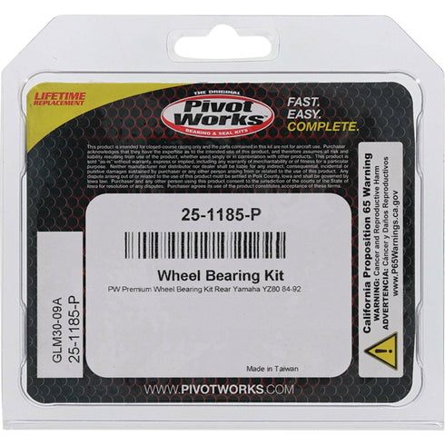 PIVOT WORKS Wheel Bearing Kit Premium - 22-51185P