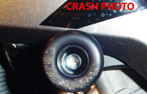 SHOGUN Frame Sliders Black - 71-1406