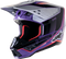 ALPINESTARS S M5 Sail Helmet Violet/Blk/Slvr Glossy Md - 482-9233M