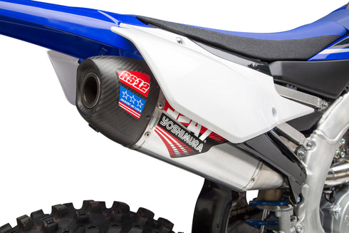 YOSHIMURA Rs 12 Hdr/Canister/End Cap Exhaust System Ss Al Cf - 961-6418