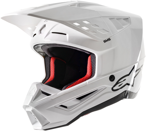 ALPINESTARS S M5 Solid Helmet White Glossy Xs - 482-9223XS